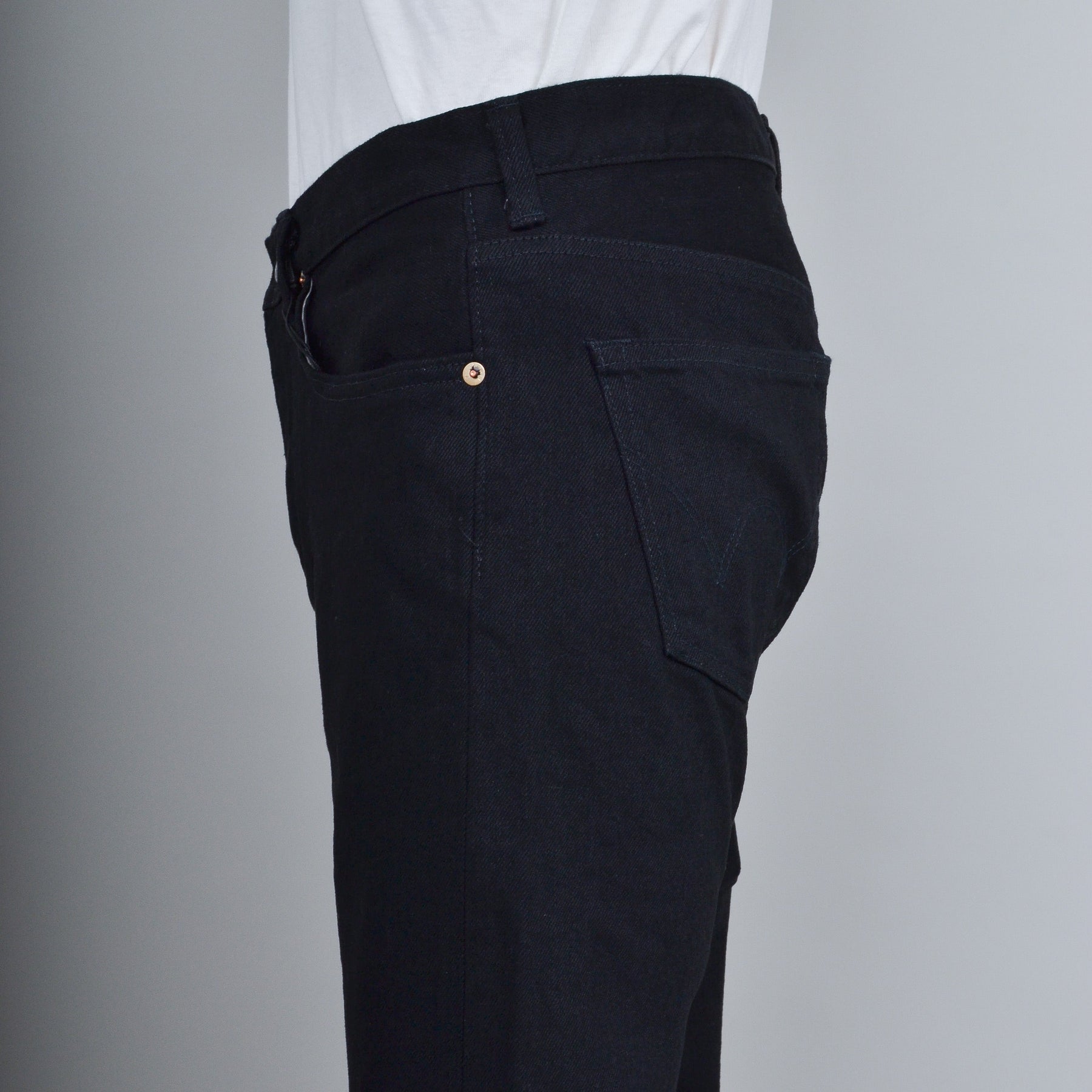 Edwin Made in Japan Kaihara Slim Tapered - Black x Black