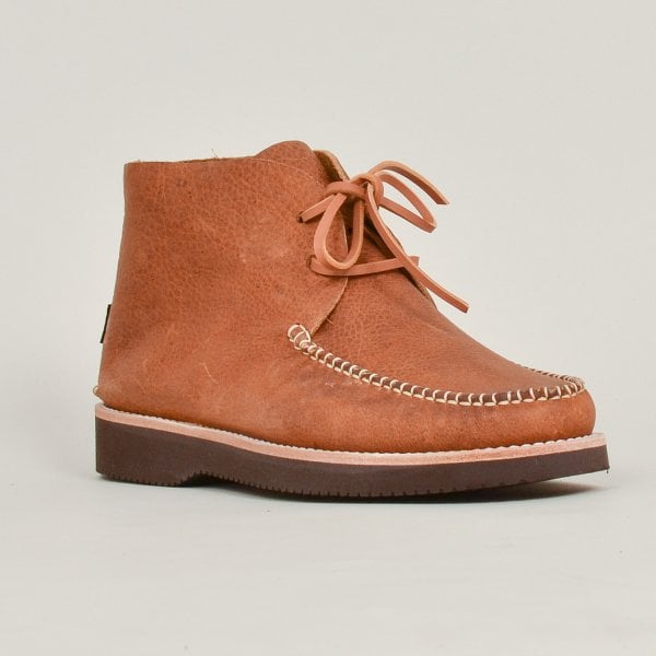 Yogi Lucas Moccasin Boot Tumbled Leather - Tan