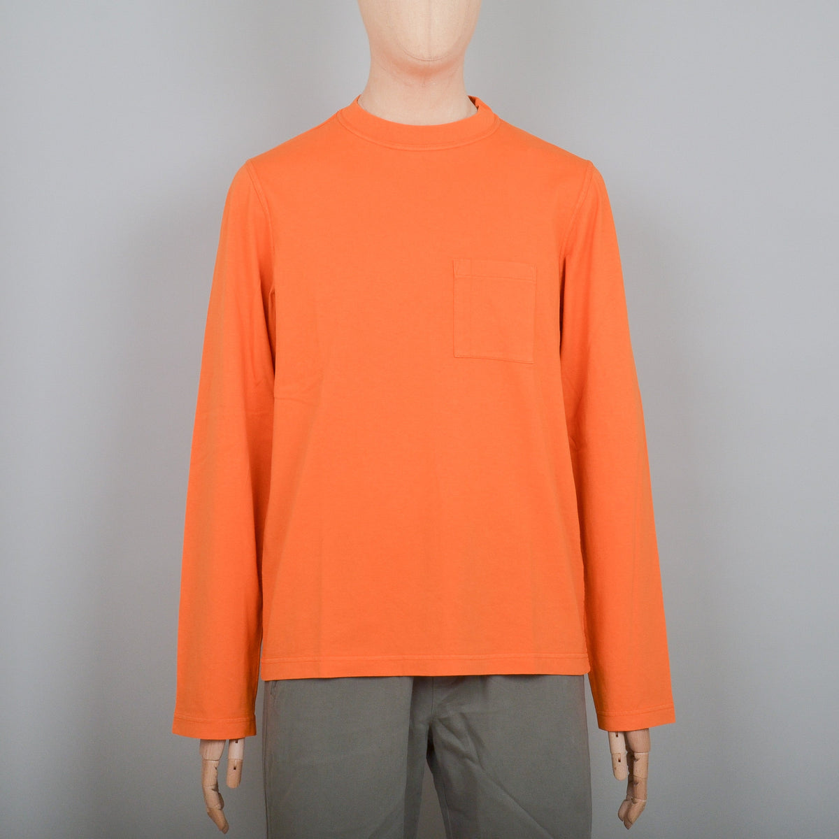 Albam Workwear LS T-Shirt - Bright Orange