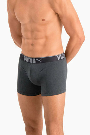 3 Pack Of Puma Sueded Cotton Boxers