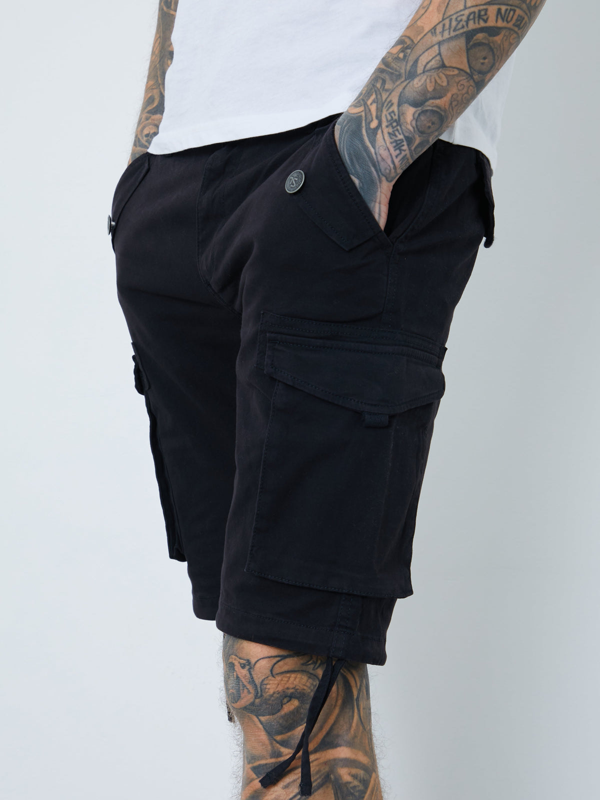 Garment Dyed Cargo Shorts