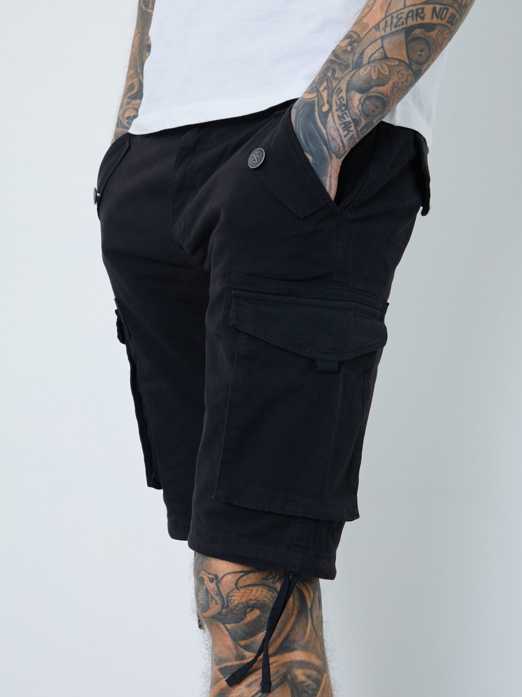 Garment Dyed Cargo Shorts